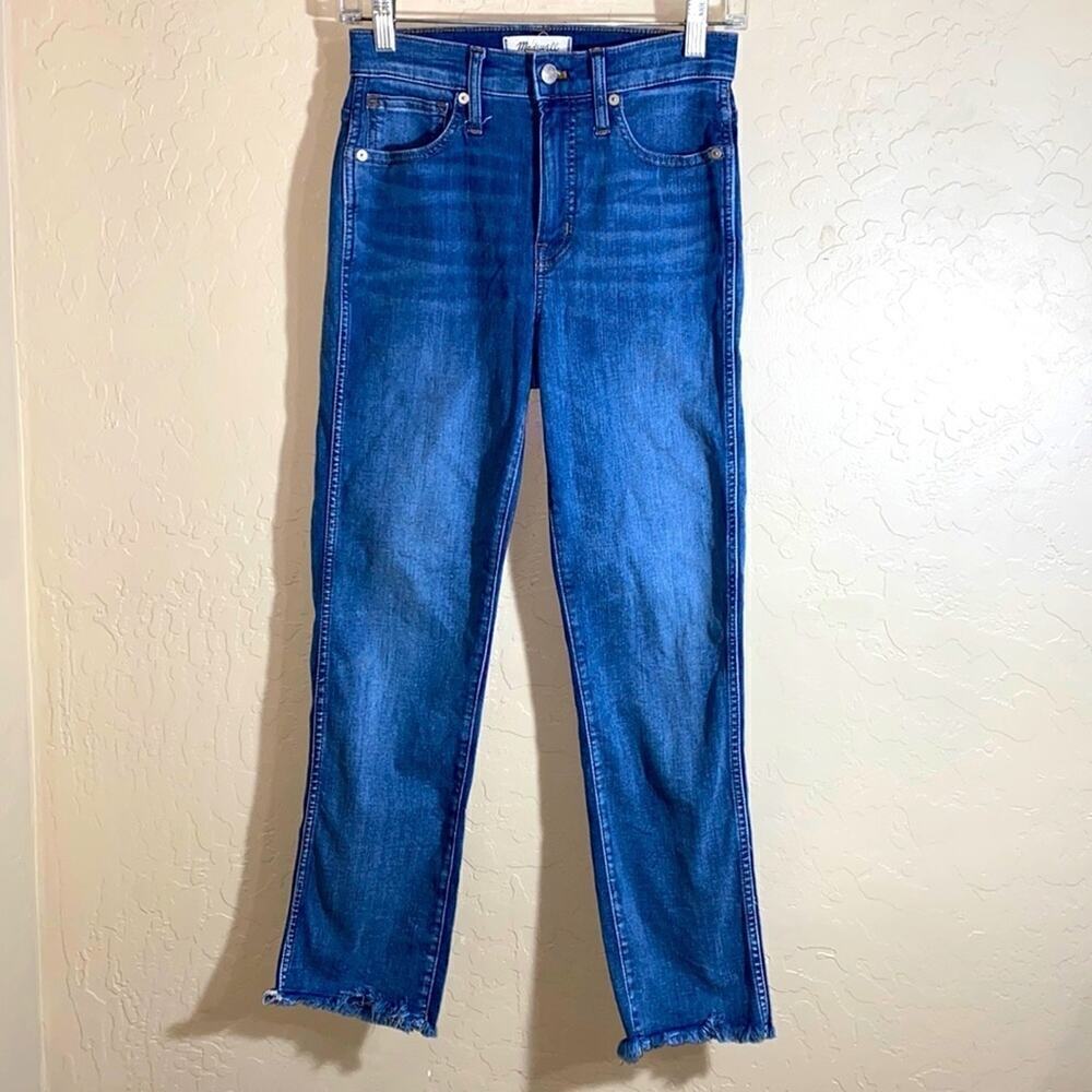 Madewell stovepipe straight jeans